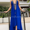 Private Oasis Maxi Dress (Royal Blue) - Palazzo Couture Online