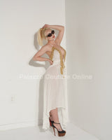 Private Oasis Maxi Dress ( White) - Palazzo Couture Online