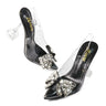 Quartz Bella Slingback Heels - Black for women - stylish heels by Palazzo Couture