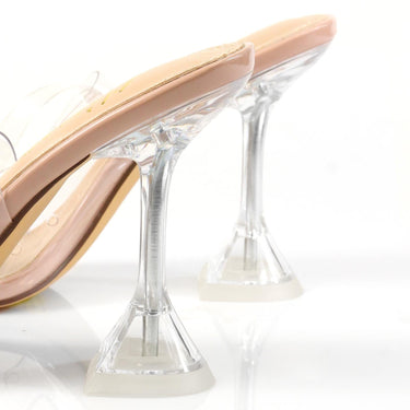 Quartz Bella Slingback Heels - Nude - Palazzo Couture Online