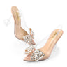 Quartz Bella Slingback Heels - Nude - Palazzo Couture Online