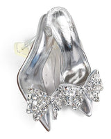 Quartz Bella Slingback Heels - Silver - Palazzo Couture Online