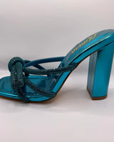 Queen Diva High Heels (Turquoise) - elegant heels for going out and events