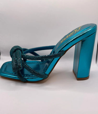 Queen Diva High Heels (Turquoise) - elegant heels for going out and events