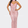 Radiant Pearl Mesh Gown Maxi Dress - Palazzo Couture Online