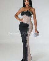 Rasha Dress Black - Palazzo Couture Online