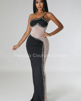 Rasha Dress Black - Palazzo Couture Online