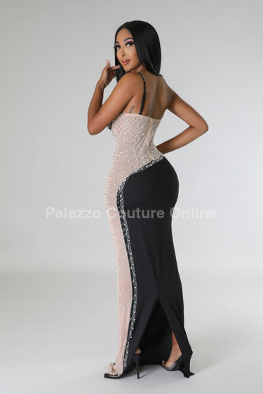 Rasha Dress Black - Palazzo Couture Online