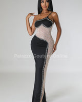 Rasha Dress Black - Palazzo Couture Online
