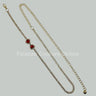 Red heart Rhinestone Chain Belt (Gold) for women - fashion belt by Palazzo Couture