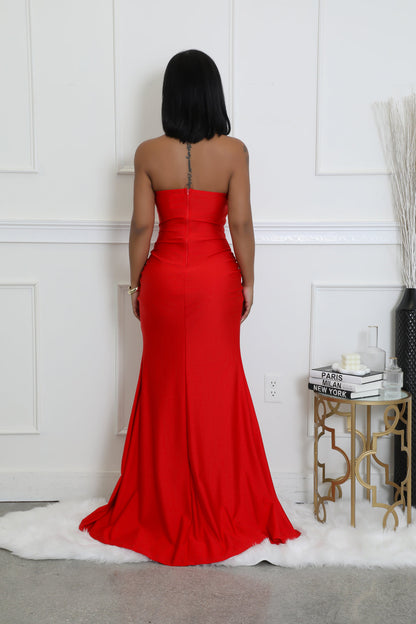 The Scarlet Elegance Gown