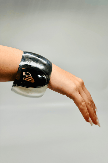 Reflective Elegance Bangle (Silver) - Palazzo Couture Online