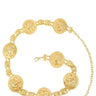 Regal Greek Coin Linked Metal Belt (Gold) for women - fashion belt by Palazzo Couture