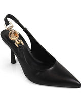 Regal Medallion Jocelyn Slingback Heel - Black - Palazzo Couture Online