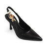 Regal Medallion Jocelyn Slingback Heel - Black - Palazzo Couture Online