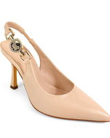 Regal Medallion Jocelyn Slingback Heel - Nude - Palazzo Couture Online