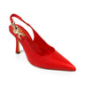 Regal Medallion Jocelyn Slingback Heel - Red - Palazzo Couture Online