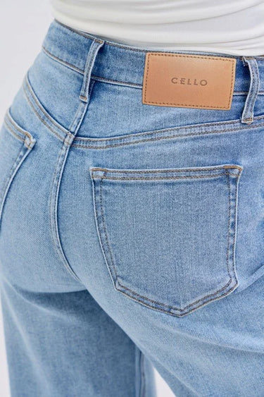 Elegant Light Denim stylish jeans styled for going out look