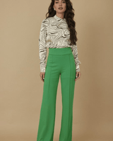 Return to Me Wide Pants (Kelly Green) - Palazzo Couture Online