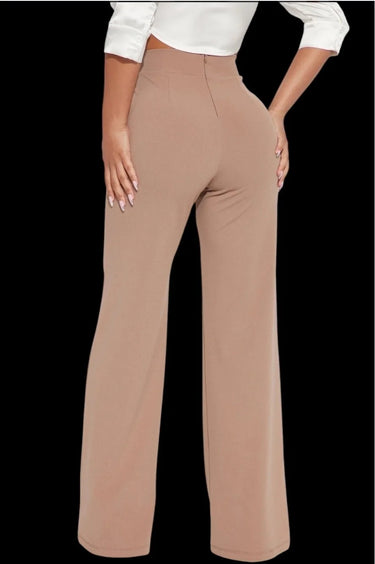 Women's Khaki pants stylish style back view