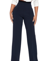 Return to Me Wide Pants (Navy) - Palazzo Couture Online