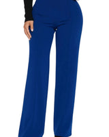 Return to Me Wide Pants (Royal) front view showing pants fit and silhouette