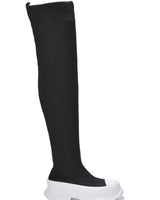 Revolution Over The Knee Boots (Black) for women - boots by Palazzo Couture
