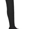 Revolution Over The Knee Boots (Black) - Palazzo Couture Online