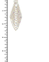 Rhinestone Chandelier Earring - Palazzo Couture Online