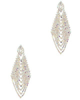 Rhinestone Chandelier Earring - Palazzo Couture Online