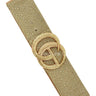 Rhinestone GO Buckle Elastic Belt (Gold) - Palazzo Couture Online