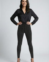 Rhinestone Pavé Leggings - Black/Clr - Palazzo Couture Online