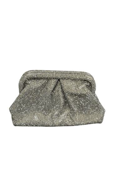 Rhinestone Rain Clutch (Black/Grey) - Palazzo Couture Online