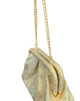 Rhinestone Rain Clutch (Light - Gold) - Palazzo Couture Online