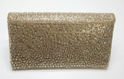 Luxe Drops Envelope Clutch (Gold)