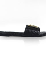 Ray Slide Sandal Black