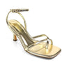 Frankie Heel Sandal Gold