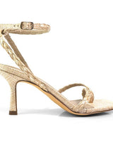 Frankie Heel Sandal Raffia