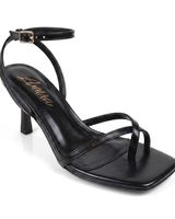 Frankie Heel Sandal Black