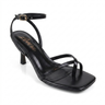 Frankie Heel Sandal Black