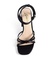 Rodeo Strappy Block Heels Black