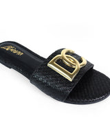 Ray Slide Sandal Black