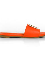Ray Slide Sandal Orange