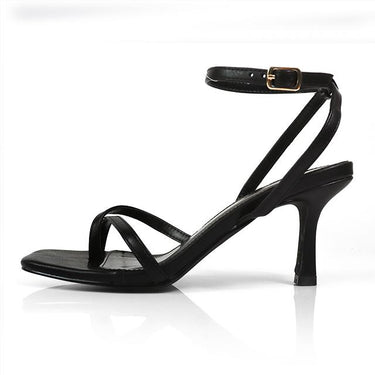 Frankie Heel Sandal Black