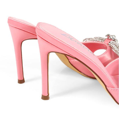 Zaha Slip On High Heels  (Pink)