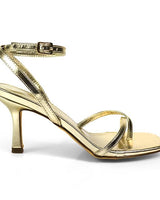 Frankie Heel Sandal Gold