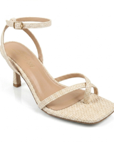 Frankie Heel Sandal Raffia
