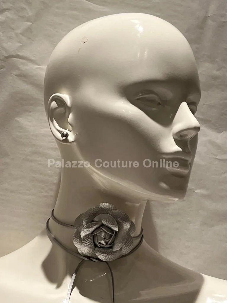 Rose Reverie Choker (Silver) Necklaces