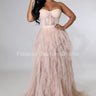 Royal Queen Nude Maxi Dress - Palazzo Couture Online