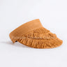 Running To The Beach Visor Hat (Brown) - front view